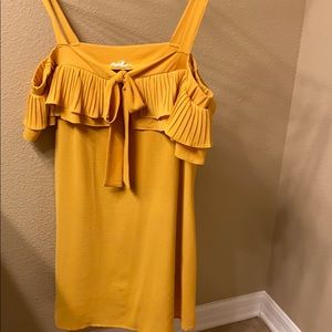Beautiful mustard dress